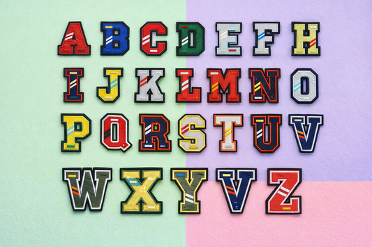 Letter Velcro Badges
