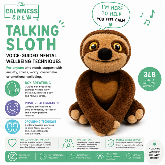 Sloth Weighted Talking Plushie